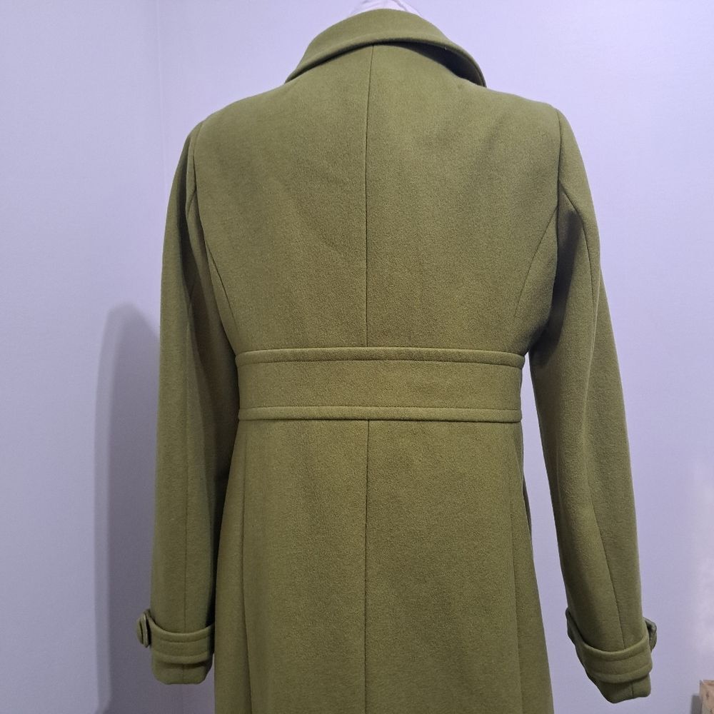 J. Crew Factory Olive Green Wool Blend Pea Coat - Picture 10 of 13